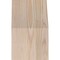 Ekena Millwork 6"W x 6"D x 10"H Imperial Rough Sawn Knee Brace, Douglas Fir BRC06X06X10IMP00RDF - alternate 3